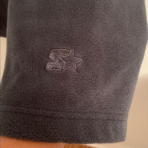 Starter Men’s Gray  Full-Zip Fleece Jacket Pockets  Size 2XL/50-52 - Picture 8 of 10